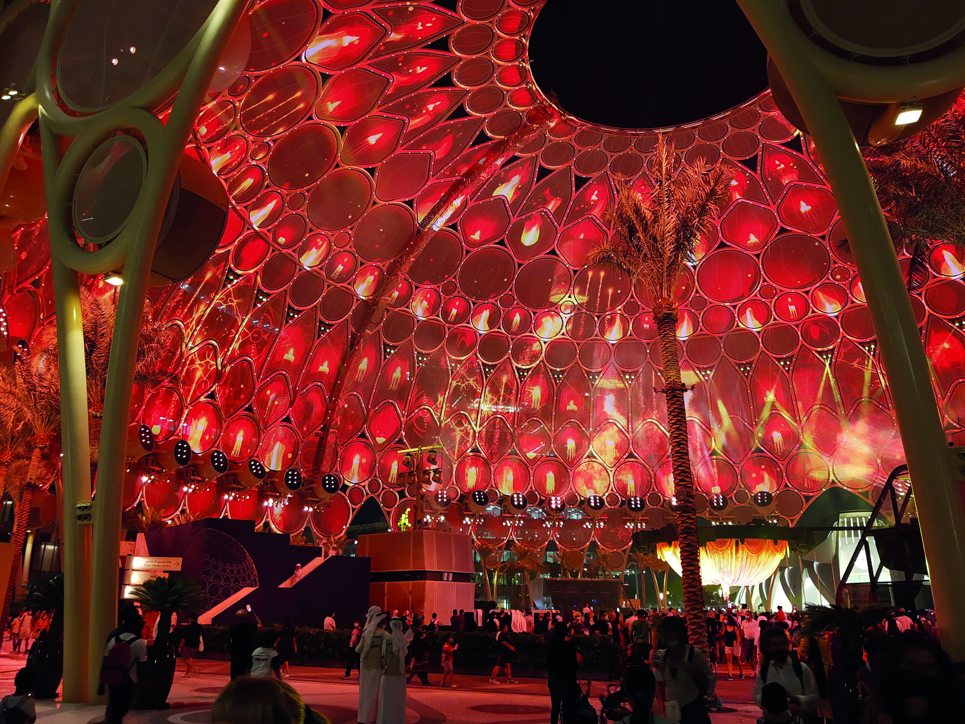 Al Wasl Plaza. Expo 2020 Dubai. Foto di Franco Fietta