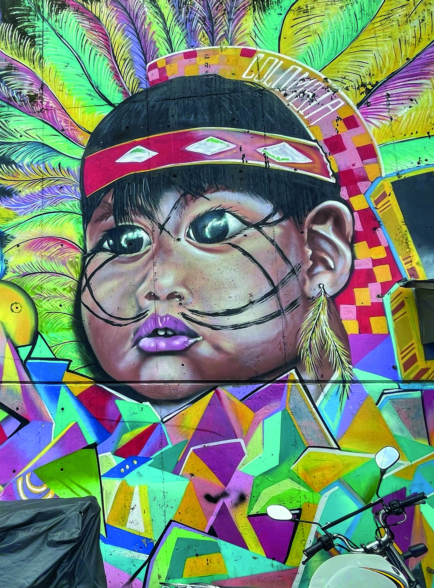 Murale, Colombia. Foto di Giuseppe Santoro